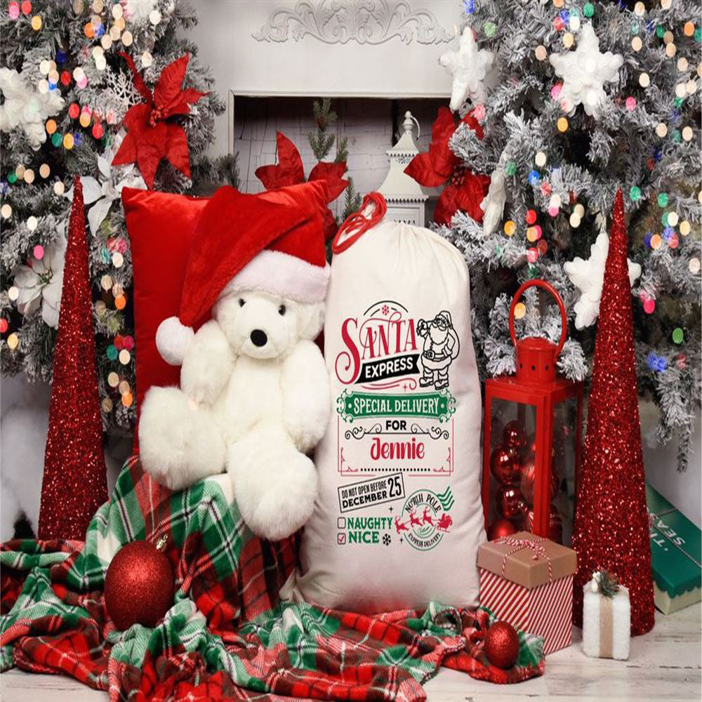 Santa Express Christmas Sack, Gift For Chidren, Christmas Bag Gift, Christmas Gift 2023